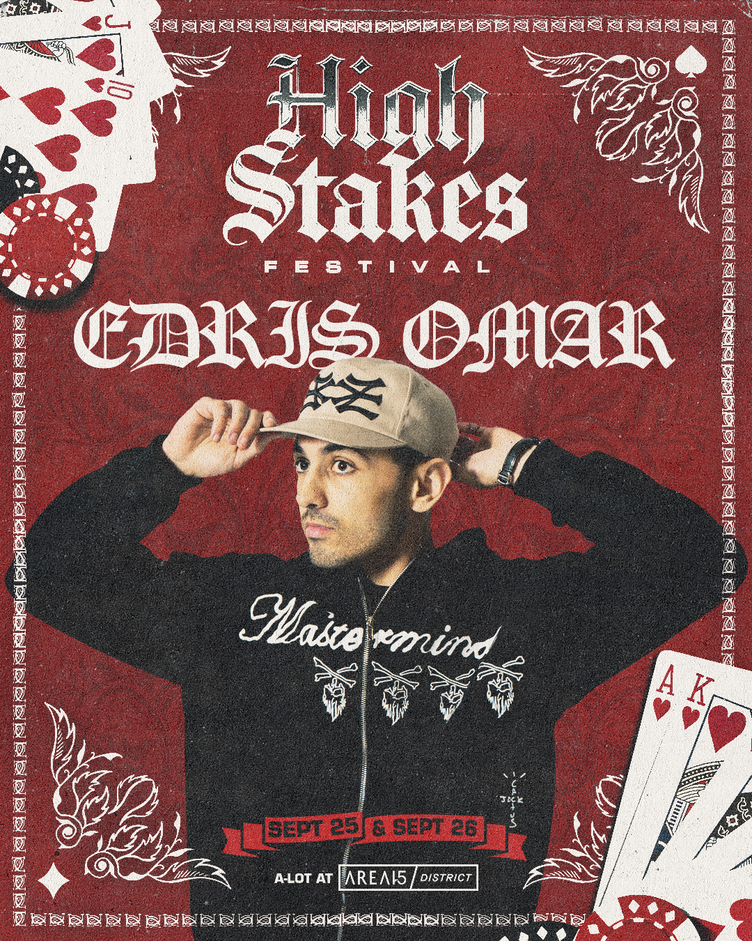 Edris Omar lineup poster for High Stakes Festival 2026